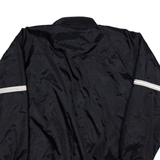 REEBOK Mens Coat Black Nylon 90s S