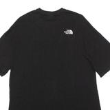 THE NORTH FACE Mens T-Shirt Black Crewneck S