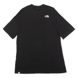 THE NORTH FACE Mens T-Shirt Black Crewneck S