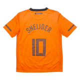 NIKE 2010 Netherlands Hom #10 Sneijder Boys Football Shirt Jersey Orange M