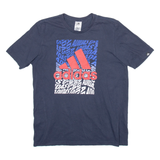 ADIDAS Mens T-Shirt Blue M