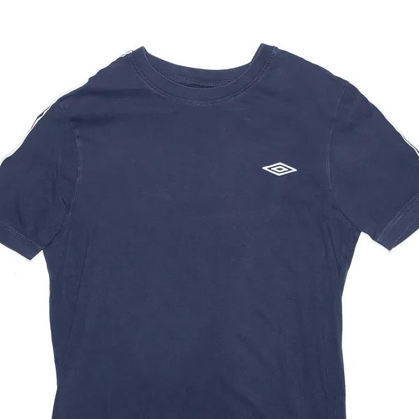 UMBRO Sports Blue Short Sleeve T-Shirt Mens S