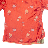 PEONY Womens Printed Blouse Red Floral S