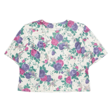 Womens Printed Blouse White Floral M