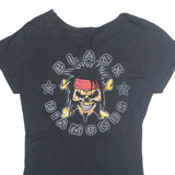 Womens Printed Blouse Black S