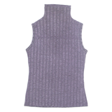 ENTRACTE Womens Vest Purple High Neck Sleeveless S