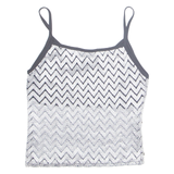 LULU FL'H Womens Vest Silver Sleeveless S