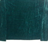 FADED GLORY Womens Blouse Green Long Sleeve L