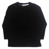 BICE Womens Blouse Black Long Sleeve 90s M