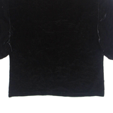 NEW YORK & COMPANY Womens Blouse Black Long Sleeve M