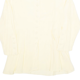 MISS HE Womens Shirt Yellow Long Sleeve M