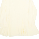 MISS HE Womens Shirt Yellow Long Sleeve M