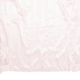 JULIETTA Womens Printed Shirt Pink Collared Long Sleeve Crazy Pattern M