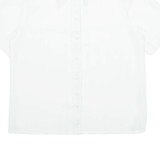 CHRISTIE & JILL Womens Shirt White Collared M