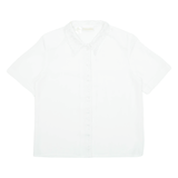 CHRISTIE & JILL Womens Shirt White Collared M