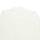 KORET CAREER Womens Shirt Cream Collared Long Sleeve L