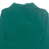 LINDSEY SCOTT Womens Shirt Green Collared Long Sleeve M