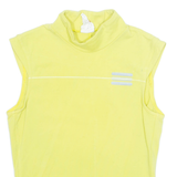 ADIDAS Womens Vest Green High Neck Sleeveless UK 12