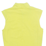 ADIDAS Womens Vest Green High Neck Sleeveless UK 12