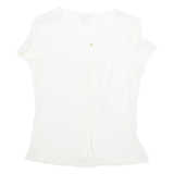 MADISON Womens Blouse White Silk M