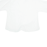 Womens Kimono Blouse White 3/4 Sleeve M