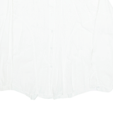 Womens Shirt White Collared Long Sleeve M