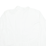 Womens Shirt White Collared Long Sleeve M