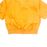 CHRISTIE & JILL Womens Blouse Orange Collared M