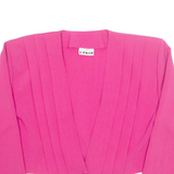 ANWAR Womens Waistcoat Pink Long Sleeve M