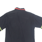 RICHARDS Womens Shirt Black Collared 90s M