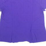 DANA BUCHMAN Womens Shirt Purple L