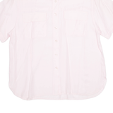 CHRISTOPHER & BANKS Womens Shirt Pink Collared L