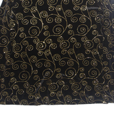 NOTATIONS Womens Printed Blouse Black Long Sleeve Crazy Pattern M