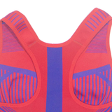 NIKE Womens Sports Vest Blue Sleeveless Crazy Pattern S