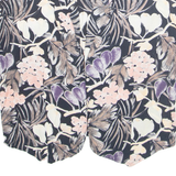 LAURA B Womens Shirt Black V-Neck Sleeveless Viscose Floral S