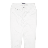 TOMMY HILFIGER Womens Trousers White Slim Tapered W27 L26