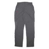 QUECHUA Detachable Legs Womens Trousers Grey Regular Straight Nylon W26 L31