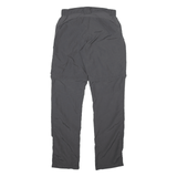 QUECHUA Detachable Legs Womens Trousers Grey Regular Straight Nylon W26 L31