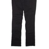 DICKIES Womens Trousers Black Slim Straight W30 L31