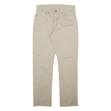 LEVI'S 511 Mens Trousers Beige Slim Straight W31 L30