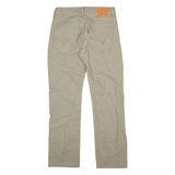 LEVI'S Workwear Mens Trousers Beige Regular Straight W29 L30