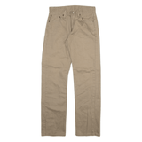 LEVI'S 505 Mens Trousers Beige Regular Straight W29 L30