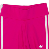 ADIDAS Womens Sports Shorts Pink Slim UK 4 W22