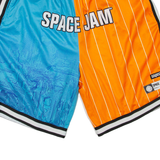 SNIPES Space Jam Mens Sports Shorts Orange Colourblock XL W30