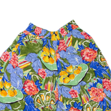 Womens Casual Shorts Blue Floral XS W26
