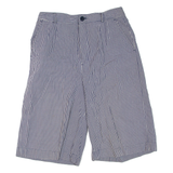 Womens Chino Shorts Black Check XS W26