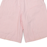 OLIVER GRANT Womens Casual Shorts Pink Gingham XXS W24