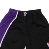 NBA Sacramento Kings Mens Sports Shorts Black XS W26