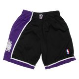 NBA Sacramento Kings Mens Sports Shorts Black XS W26
