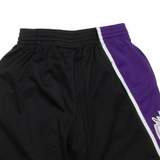 NBA Sacramento Kings Mens Sports Shorts Black XS W26